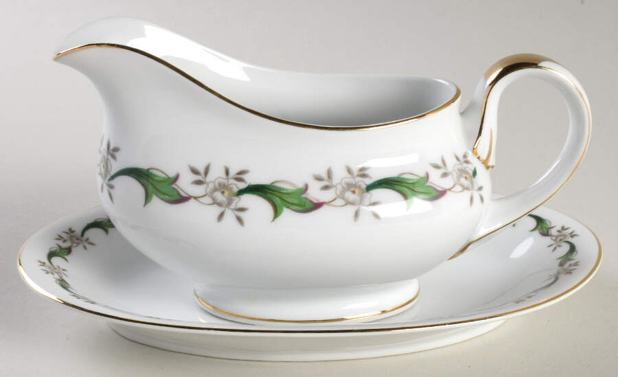 Colombia Gravy Boat & Underplate by Spring China-1