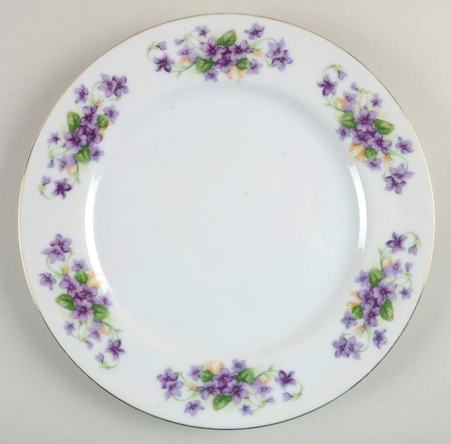 Violet Dinner Plate by Spring China-1