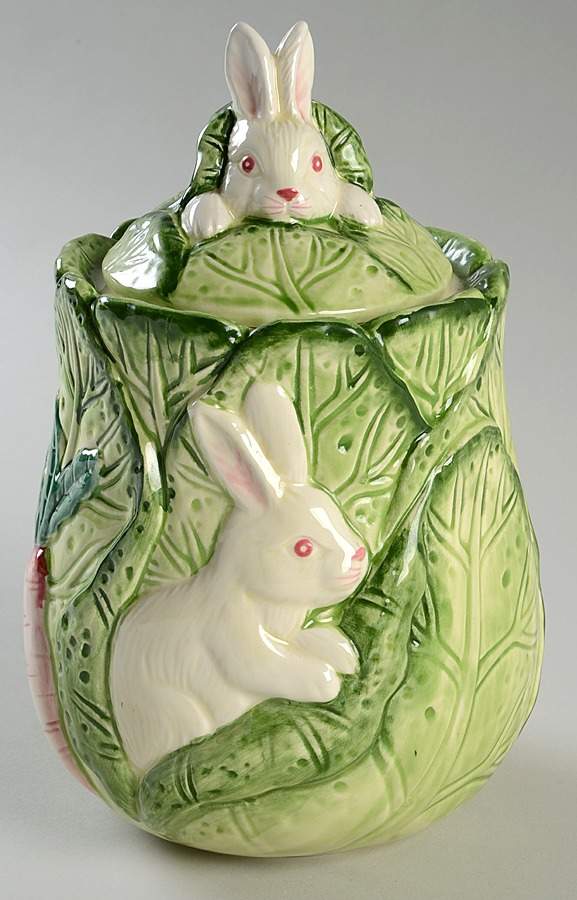 Bunny Lane Small Canister & Lid by Strata Group-1