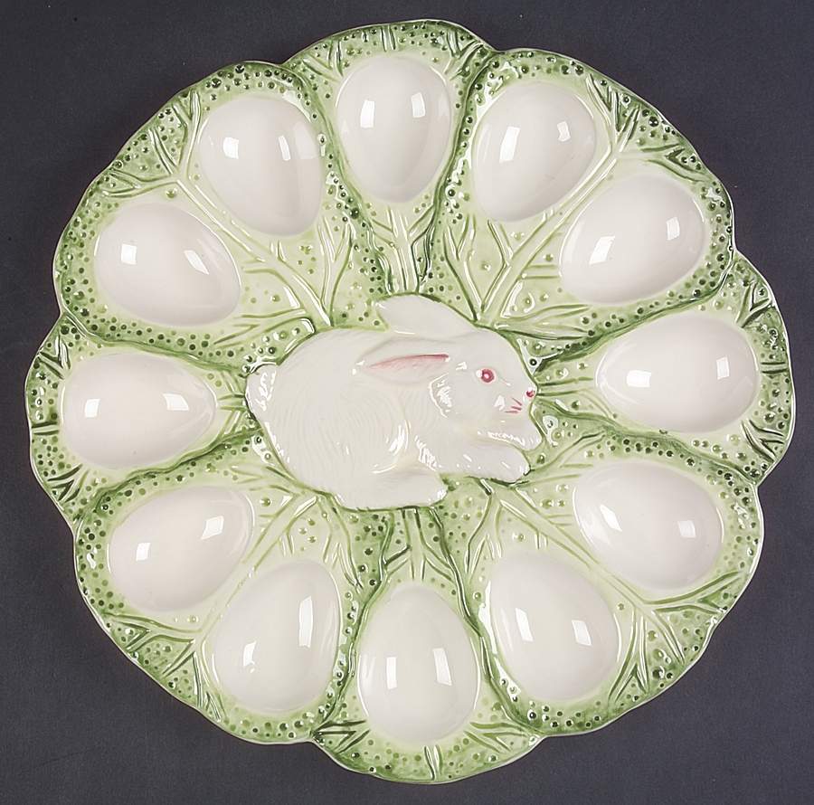 Bunny Lane Deviled Egg Plate by Strata Group-1