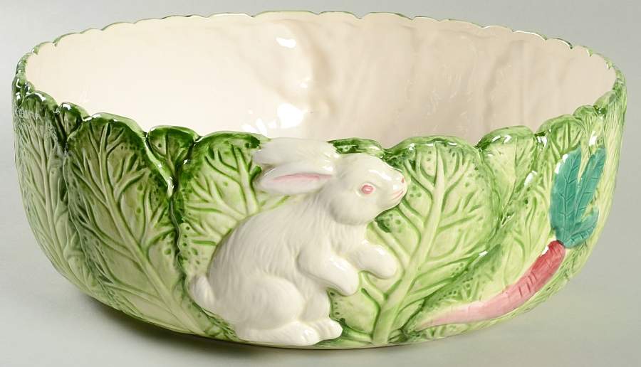Bunny Lane 13" Large Salad Serving Bowl by Strata Group-1