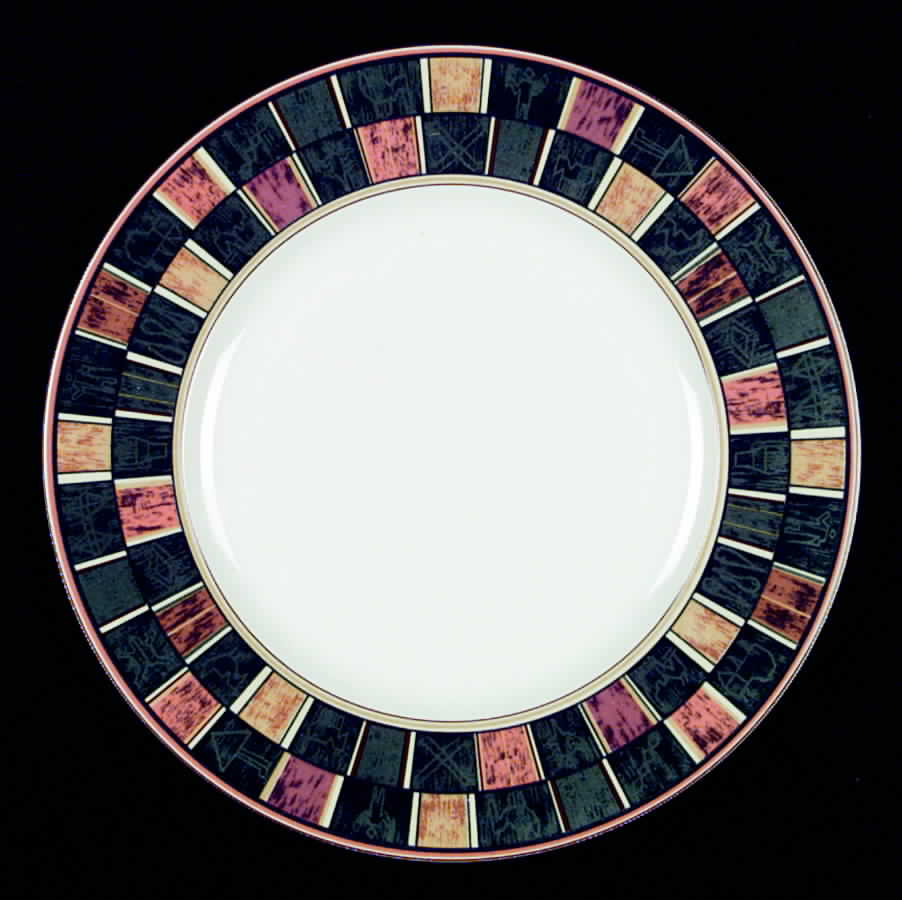 Akan Dinner Plate by Sasaki-1