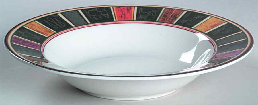 Akan Rim Soup Bowl by Sasaki-1