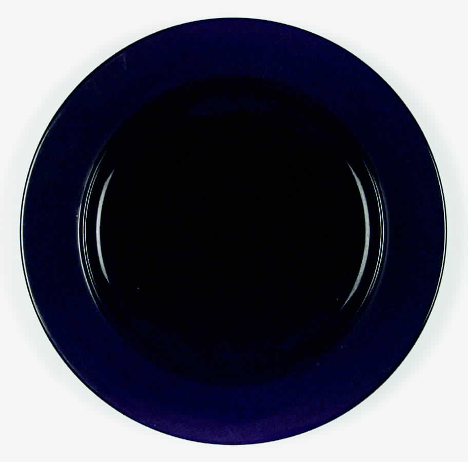 Anello Black Dinner Plate by Sasaki-1