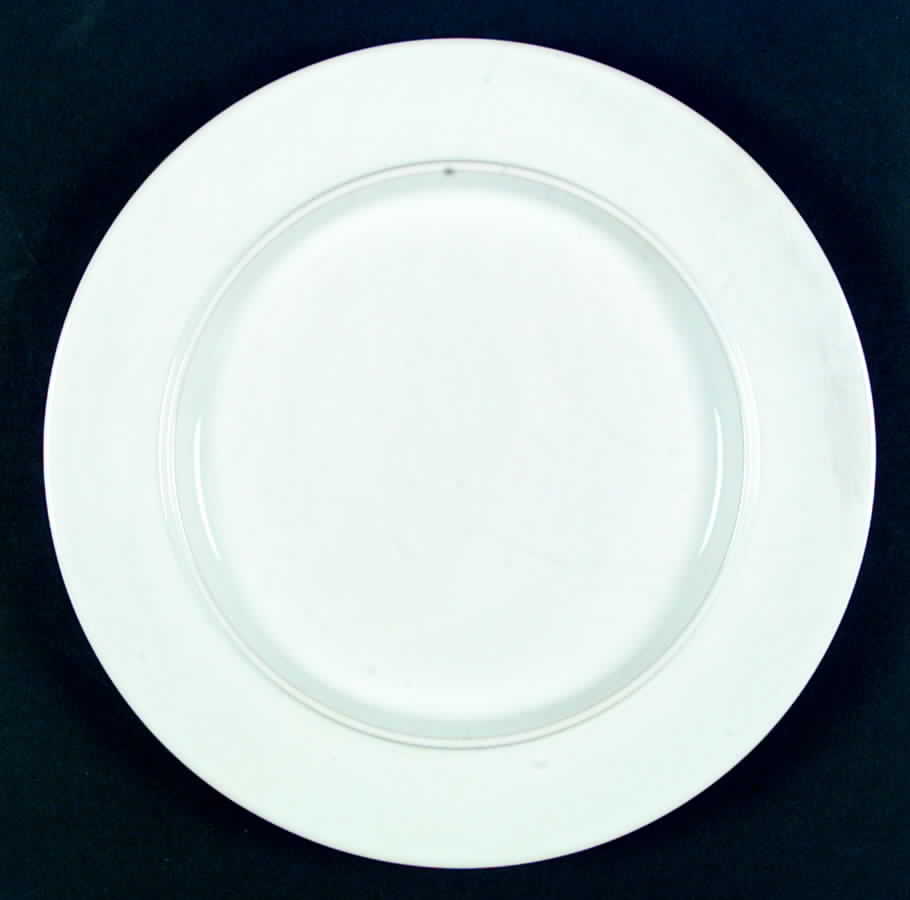 Anello White Dinner Plate by Sasaki-1
