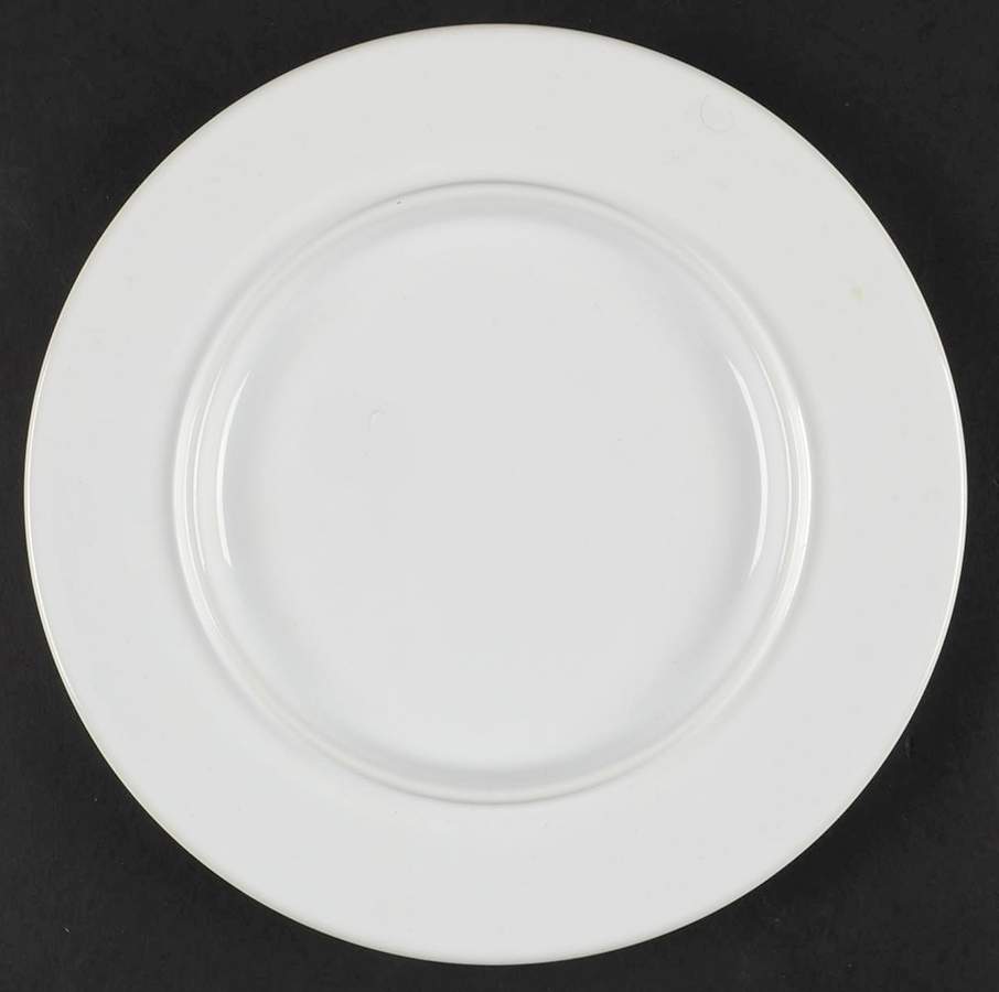 Anello White Salad Plate by Sasaki-1