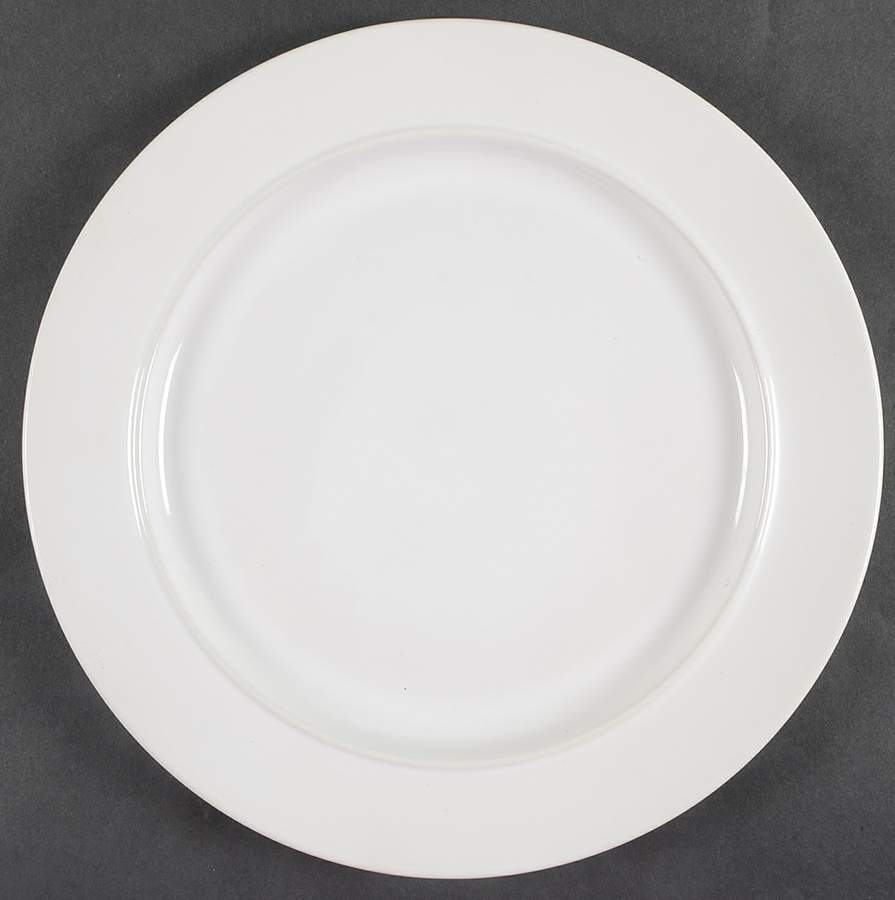 Anello White 13" Chop Plate (Round Platter) by Sasaki-1