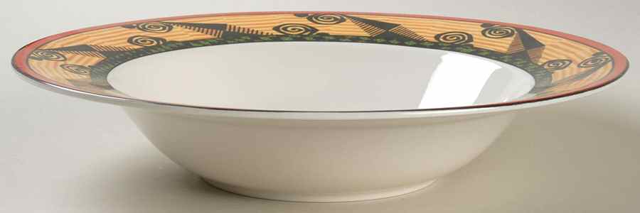Astrakan 10" Round Vegetable Bowl by Sasaki-1