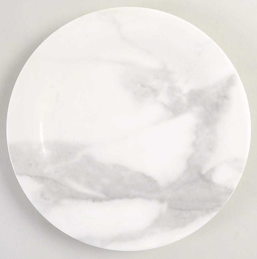 Calacatta Gray Salad Plate by Sasaki-1