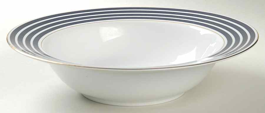 Calista Cobalt Blue 10" Round Vegetable Bowl by Sasaki-1