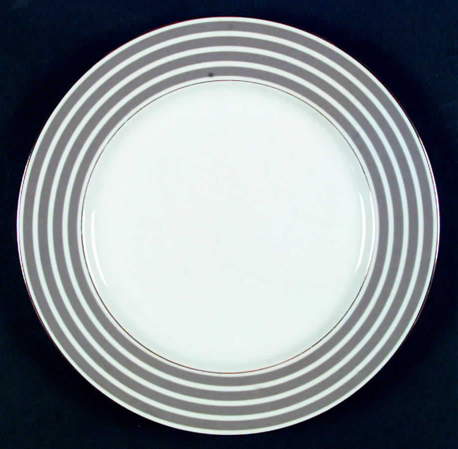 Calista Taupe Dinner Plate by Sasaki-1