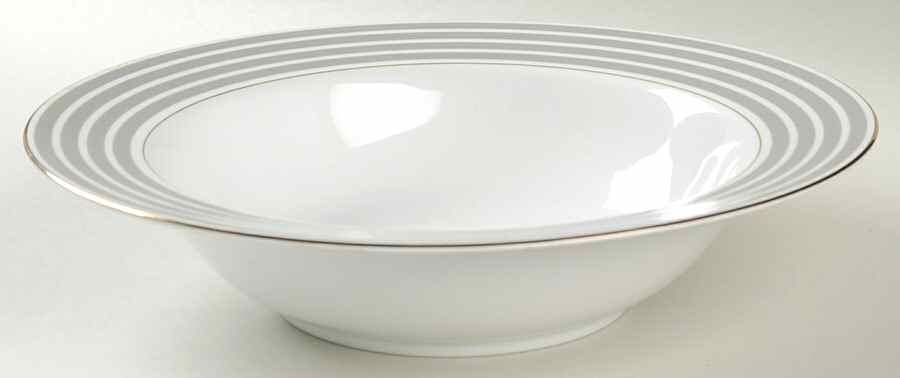 Calista Taupe 10" Round Vegetable Bowl by Sasaki-1