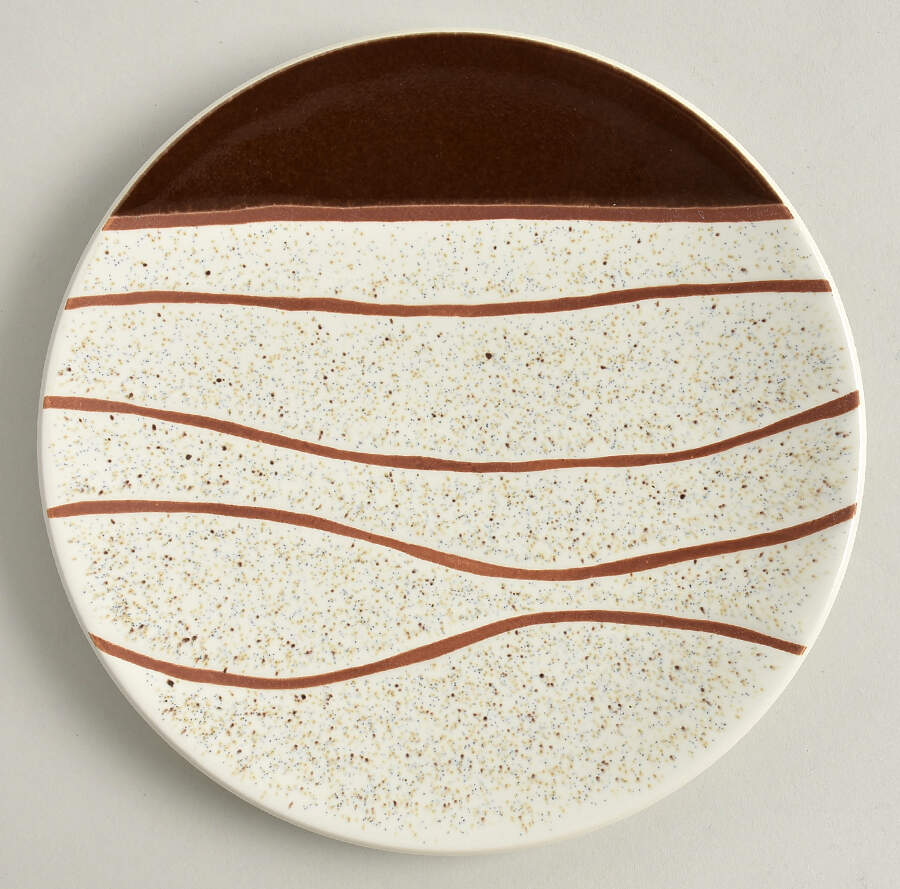 Colorstone Birch (Textured) Accent Salad Plate by Sasaki-1