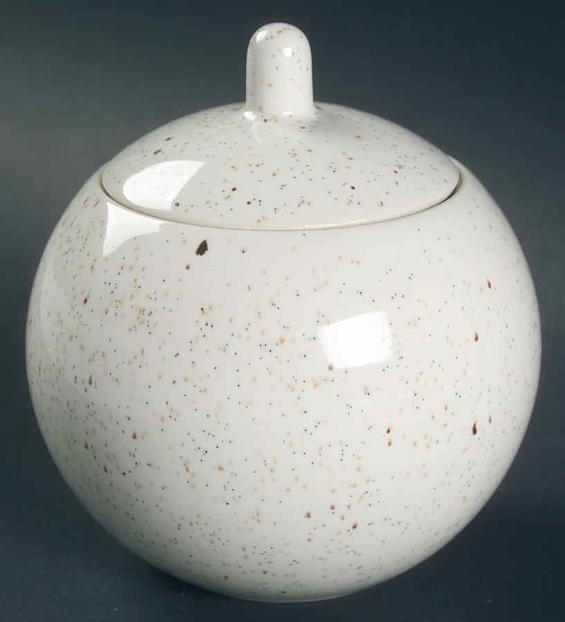 Colorstone Birch (Textured) Sugar Bowl & Lid by Sasaki-1