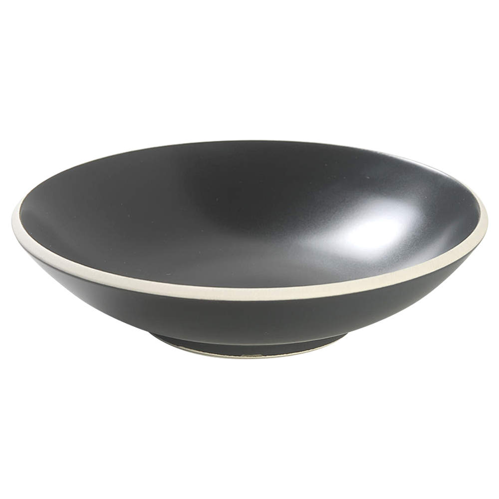Colorstone Matte Black Coupe Soup Bowl by Sasaki-1