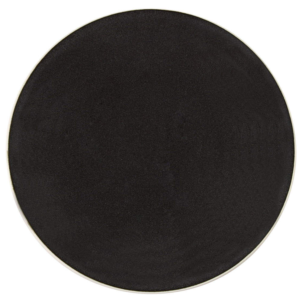 Colorstone Matte Black Salad Plate by Sasaki-1