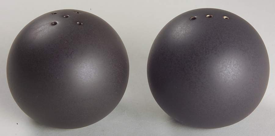 Colorstone Matte Black Salt & Pepper Set by Sasaki-1