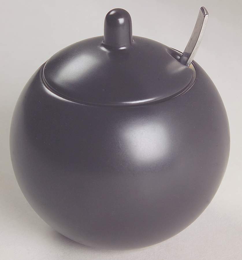 Colorstone Matte Black Jam/Jelly & Lid by Sasaki-1