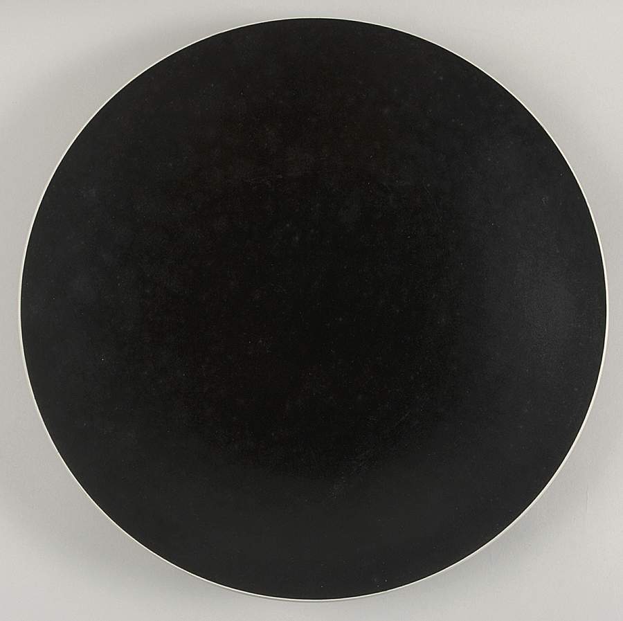 Colorstone Matte Black 13" Chop Plate (Round Platter) by Sasaki-1