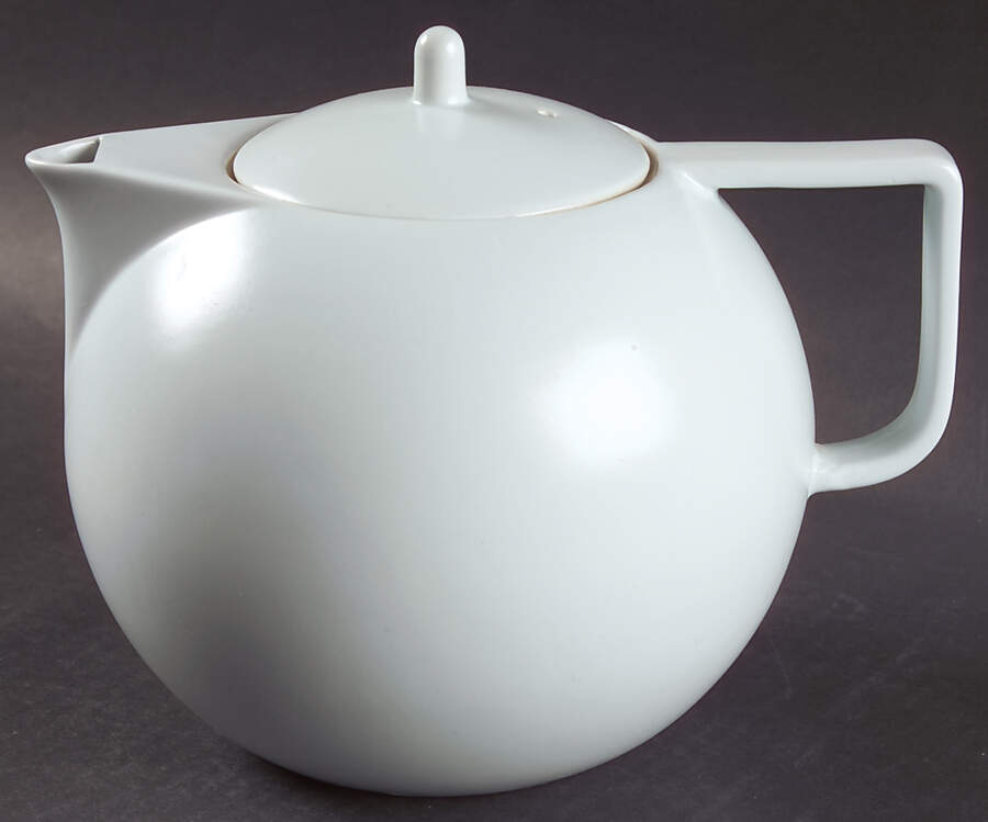 Colorstone Blue (Not Textured) Teapot & Lid by Sasaki-1