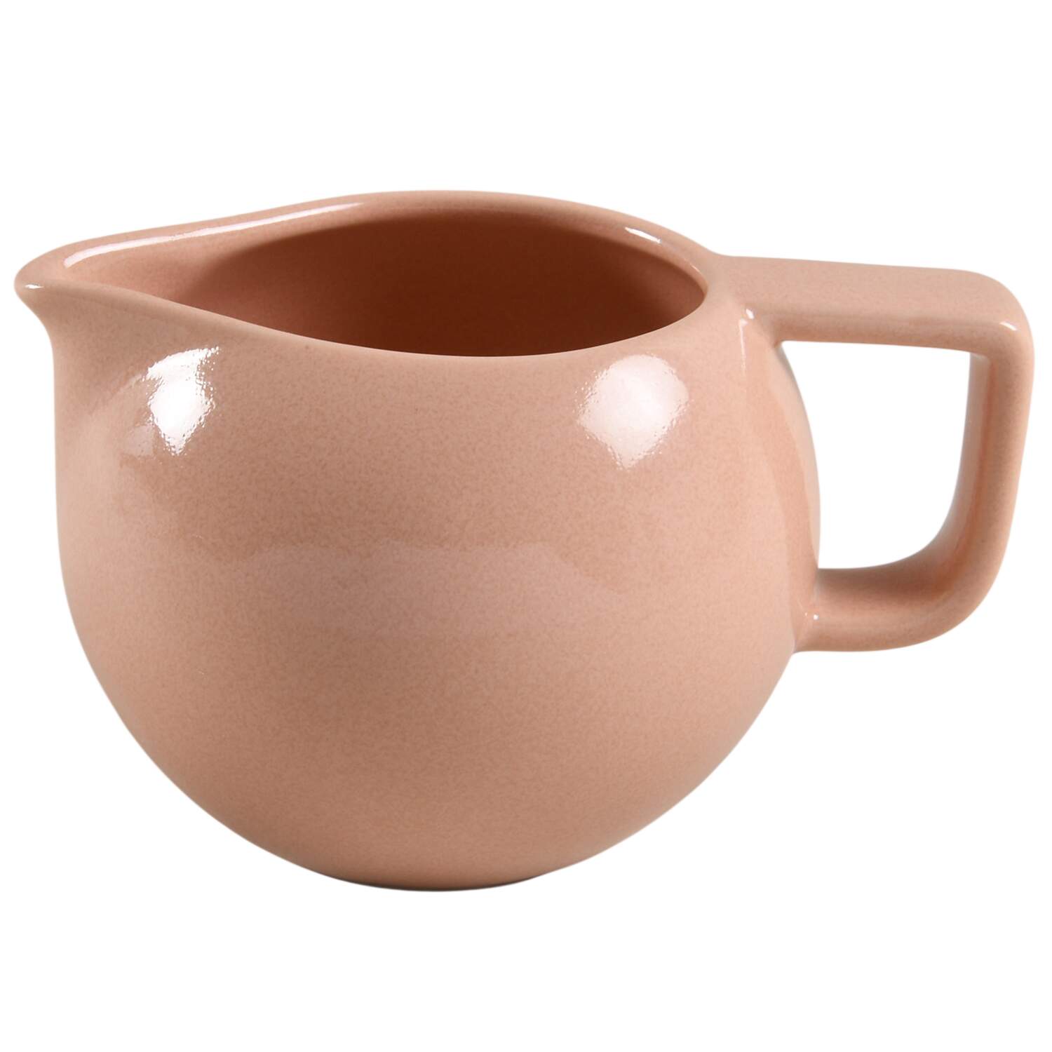 Colorstone Coral (Textured) Creamer by Sasaki-1