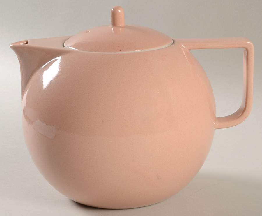 Colorstone Coral (Textured) Teapot & Lid by Sasaki-1