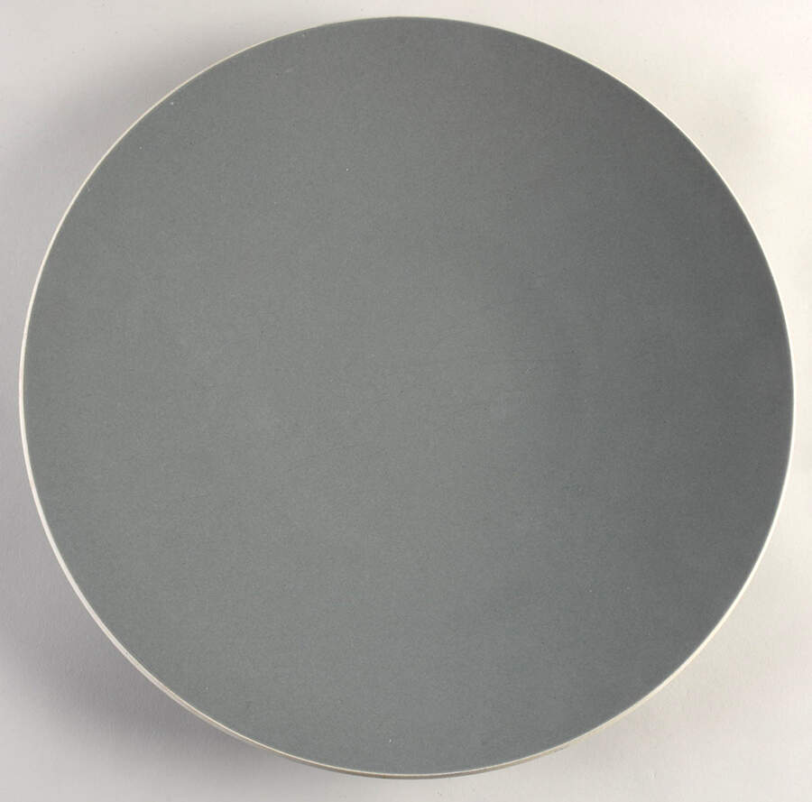 Colorstone Matte Gray 13" Chop Plate (Round Platter) by Sasaki-1