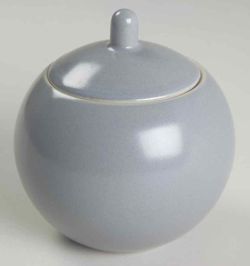 Colorstone Matte Gray Sugar Bowl & Lid by Sasaki-1