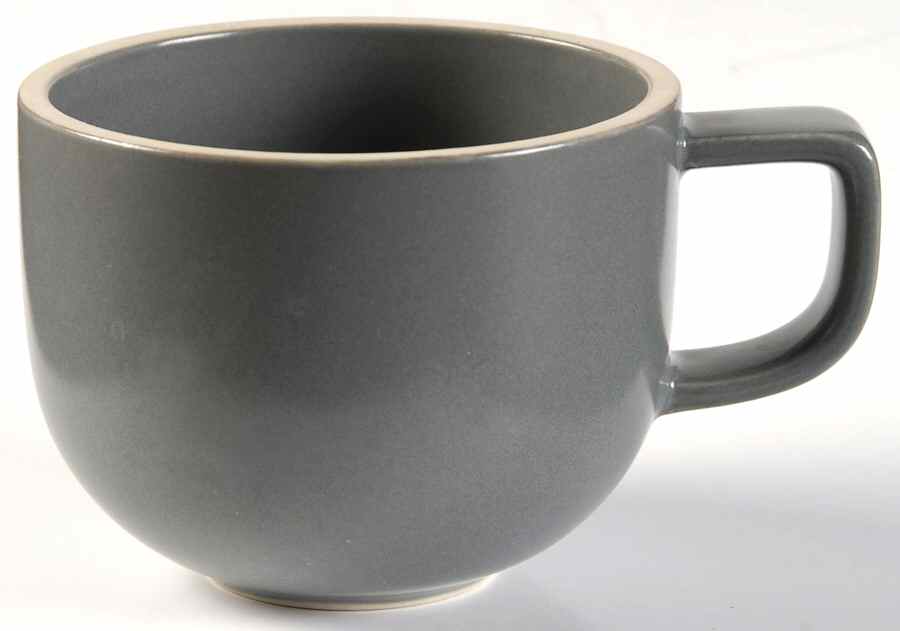 Colorstone Matte Gray Flat Cup by Sasaki-1