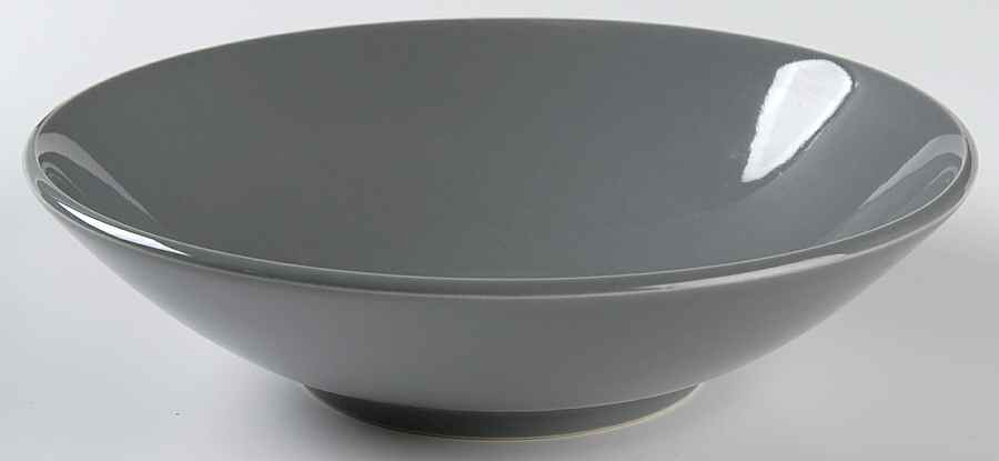 Colorstone Gray (Glossy) 9" Round Vegetable Bowl by Sasaki-1