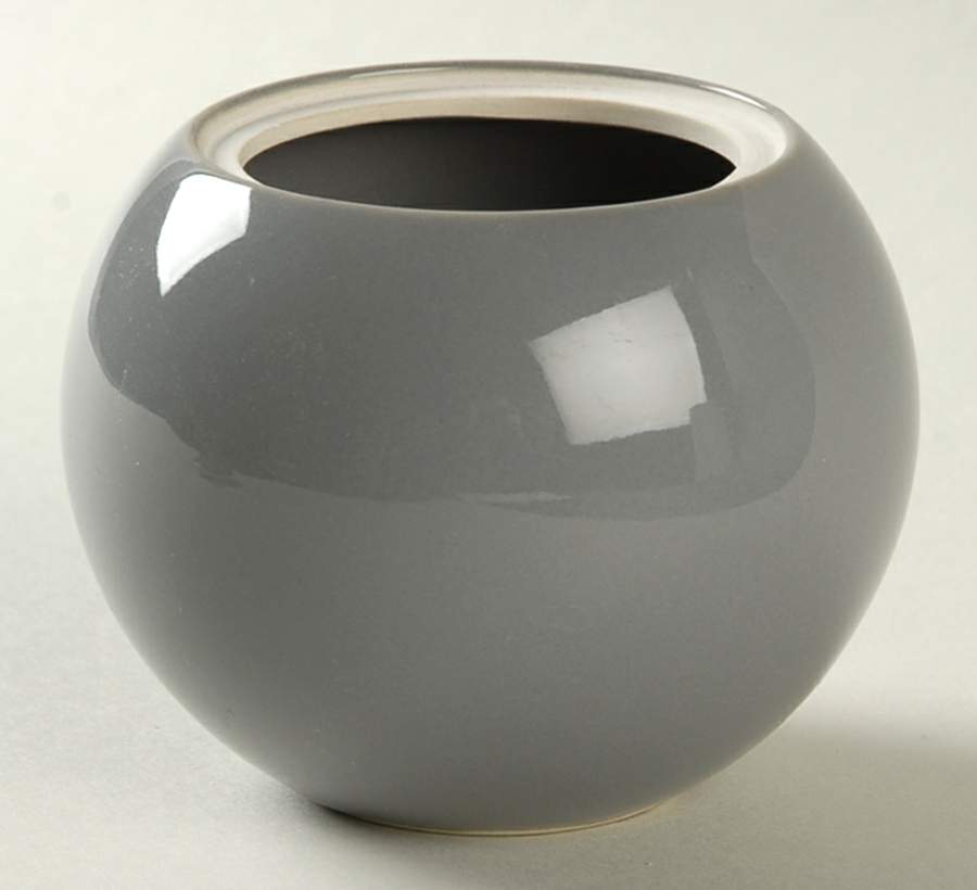 Colorstone Gray (Glossy) Sugar Bowl No Lid by Sasaki-1
