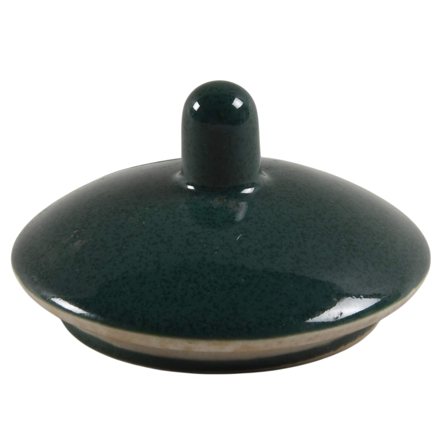 Colorstone Hunter Green (Textured) Lid for Sugar Bowl by Sasaki-1