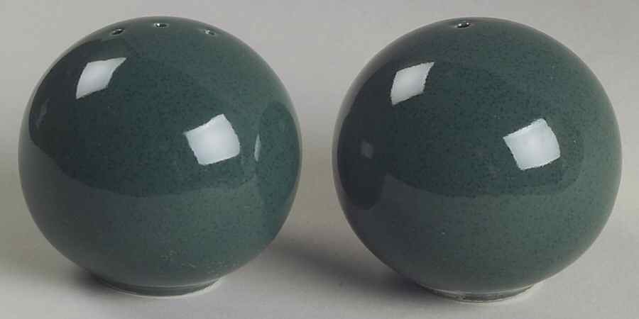 Colorstone Hunter Green (Textured) Salt & Pepper Set by Sasaki-1