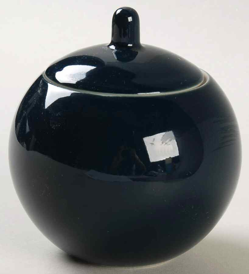 Colorstone Navy (Textured) Sugar Bowl & Lid by Sasaki-1