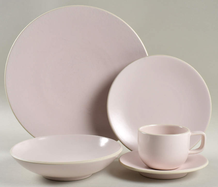 Colorstone Pink (Not Textured) 5 Piece Place Setting by Sasaki-1
