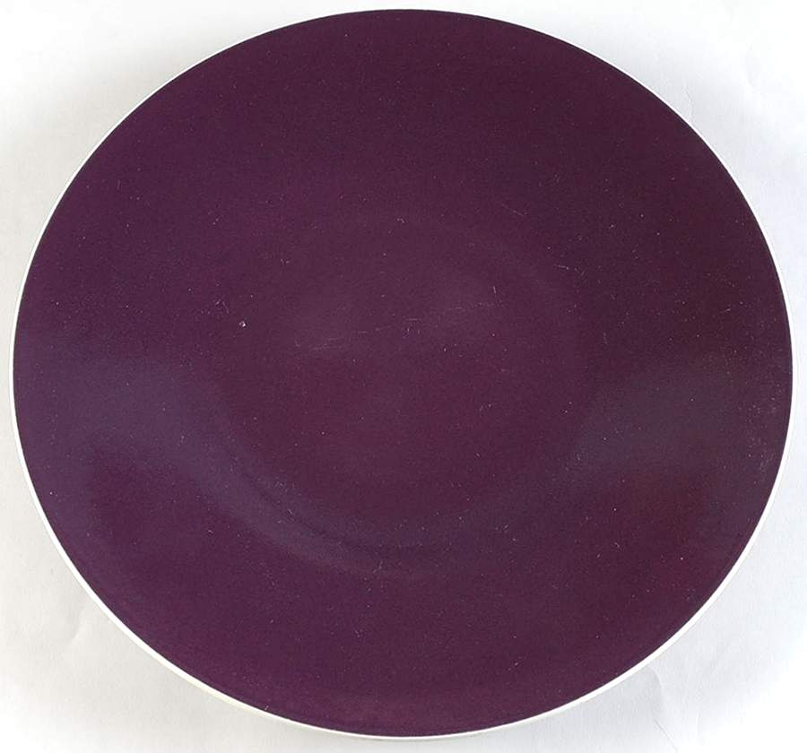 Colorstone Plum (Textured) 13" Chop Plate (Round Platter) by Sasaki-1