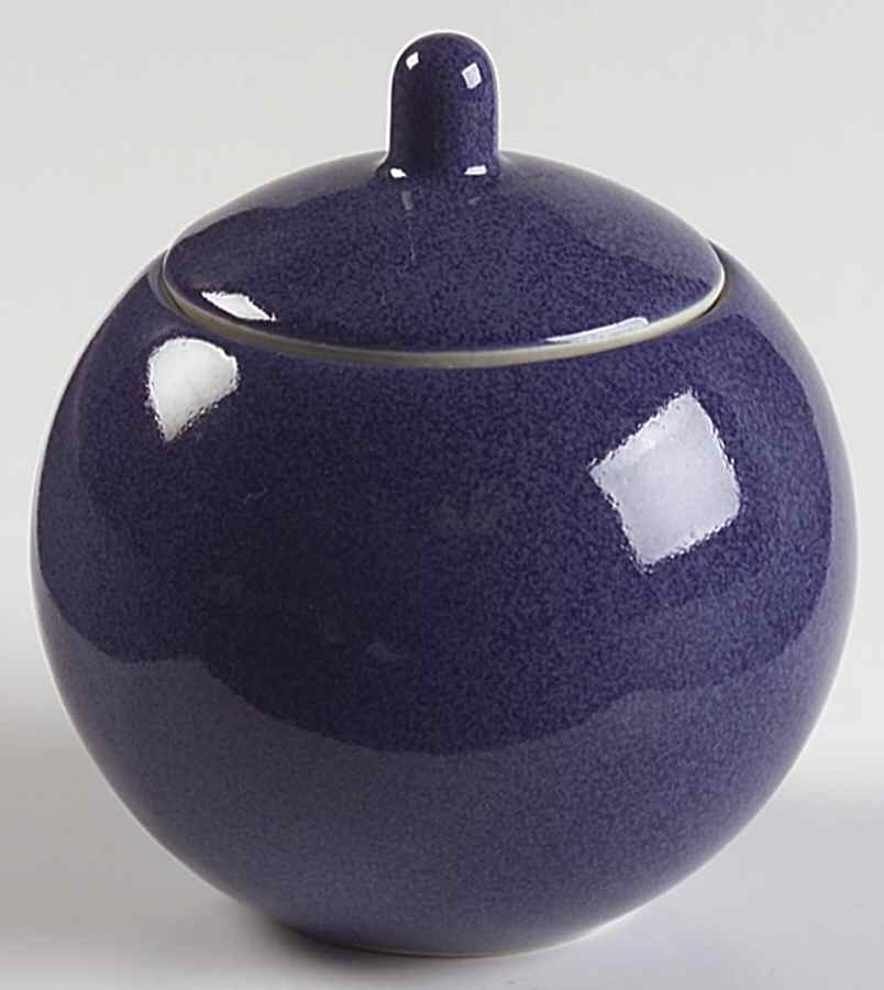 Colorstone Sapphire (Textured) Sugar Bowl & Lid by Sasaki-1