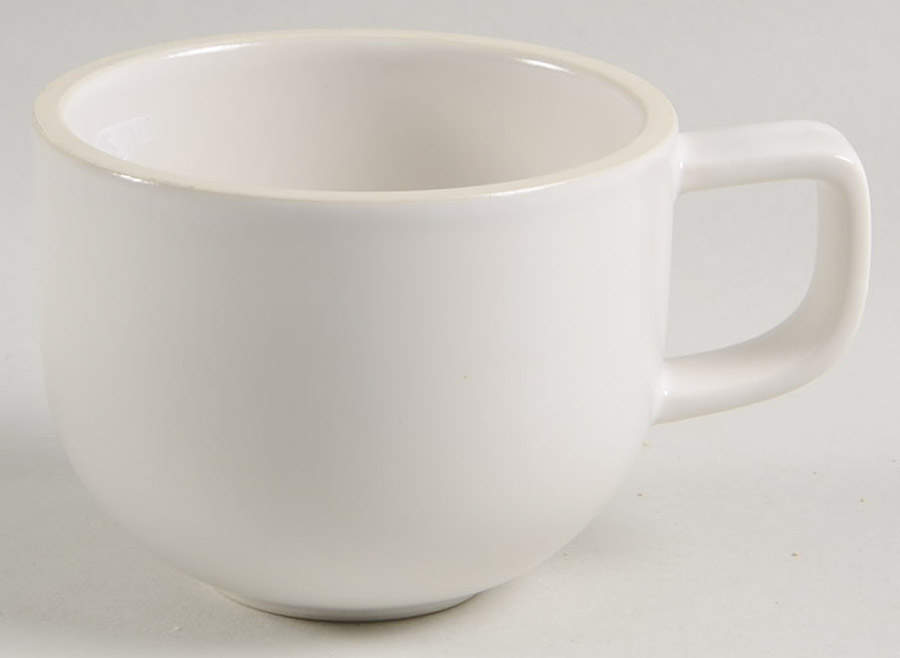Colorstone White (Not Textured, Matte) Flat Cup by Sasaki-1
