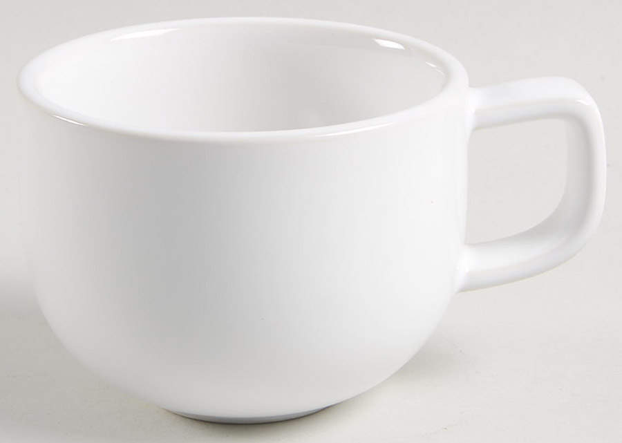 Colorstone White (Textured) Flat Cup by Sasaki-1