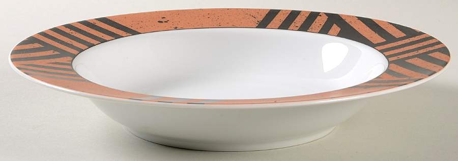 Copperfields Large Rim Soup Bowl by Sasaki-1