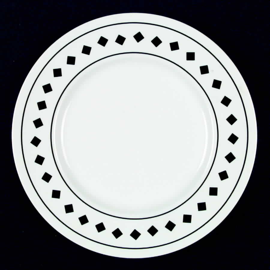 Dancing Squares Dinner Plate by Sasaki-1