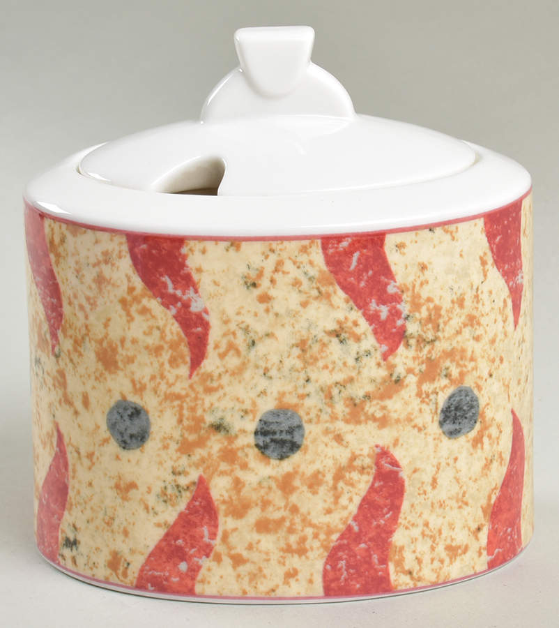 Delphi Sugar Bowl & Lid by Sasaki-1