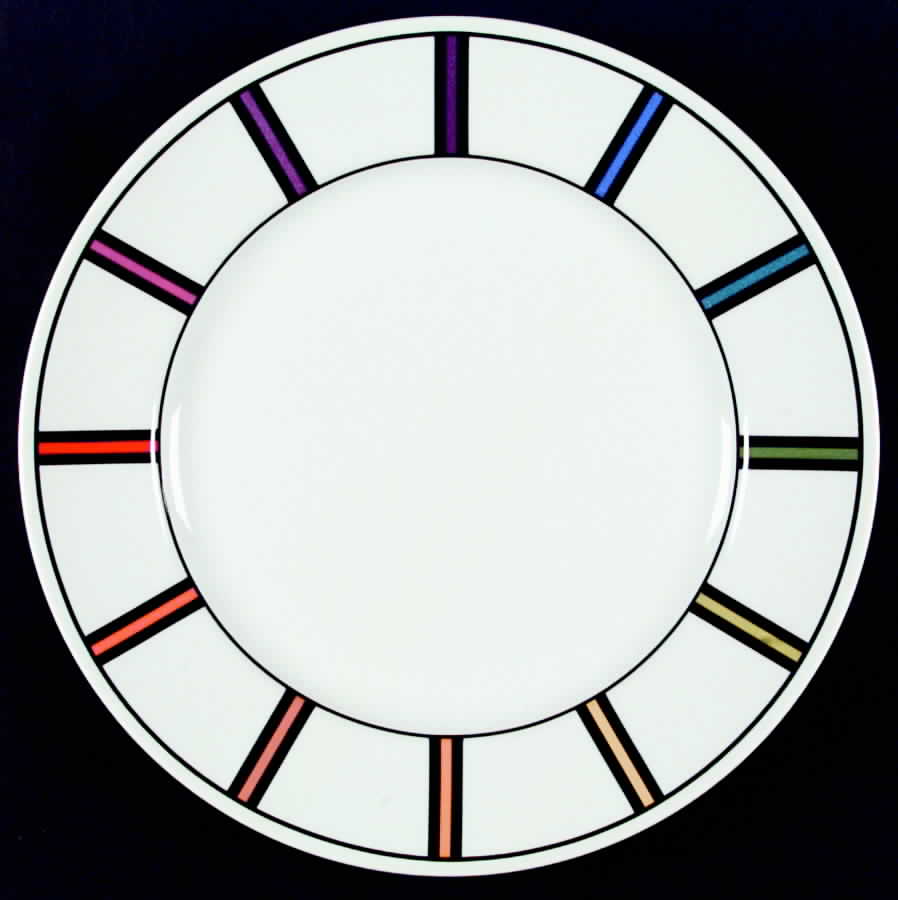 Deux Par Deux Dinner Plate by Sasaki-1