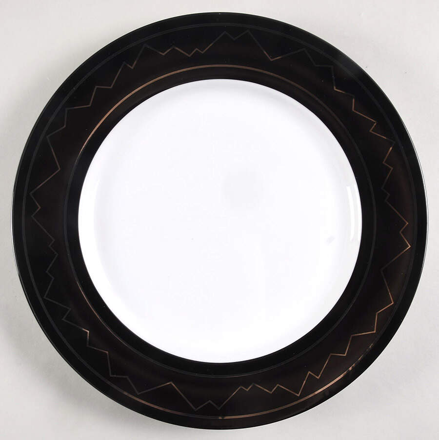 Eclair Noire 12" Chop Plate (Round Platter) by Sasaki-1