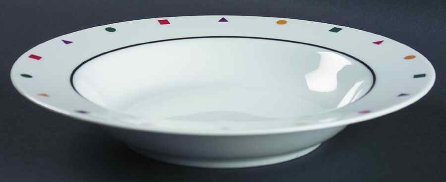 Elements Large Rim Soup Bowl by Sasaki-1