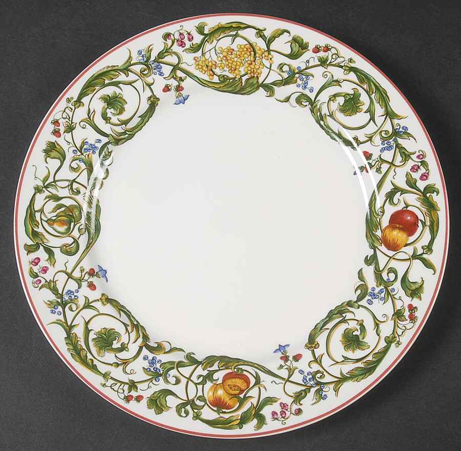 Garland Salad Plate by Sasaki-1