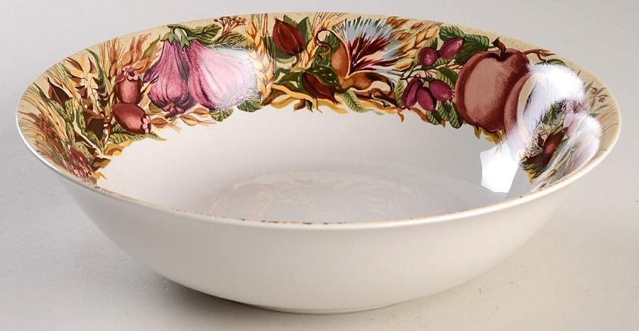 Harvest 9" Round Vegetable Bowl by Sasaki-1