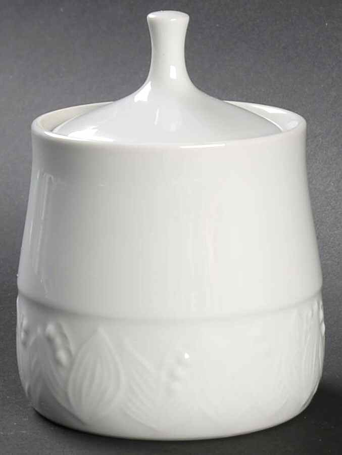 Lily of The Valley Glossy Sugar Bowl & Lid by Sasaki-1