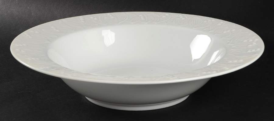 Lily of The Valley Glossy 10" Round Vegetable Bowl by Sasaki-1