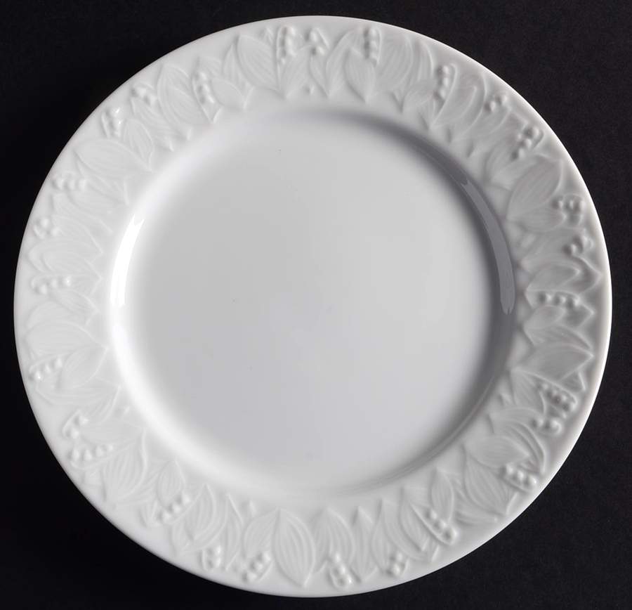 Lily of The Valley Glossy Salad Plate by Sasaki-1